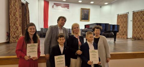 Sukces Janka Bugały z klasy fortepianu mgr Sandry Delong-Kiełbińskiej