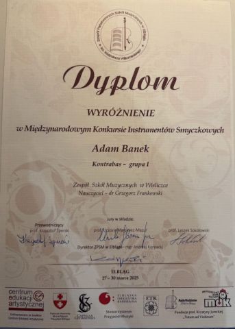 Dyplom Adama Banka