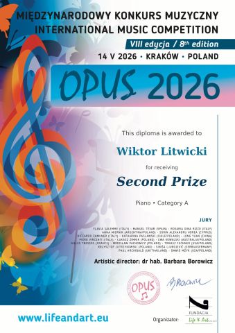 Wiktor Litwicki - Dyplom