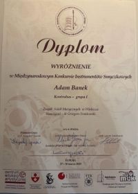 Dyplom Adama Banka
